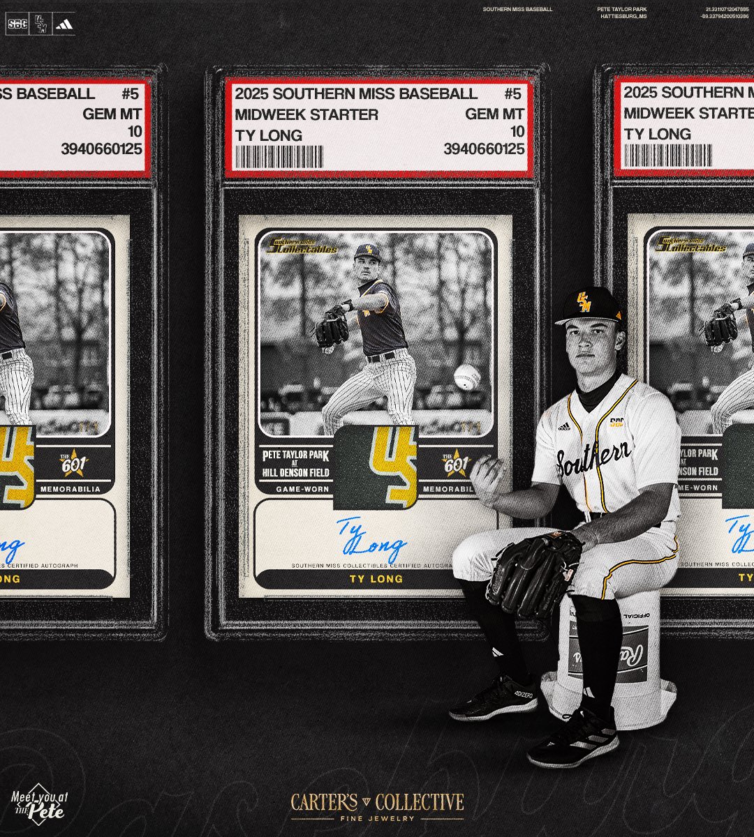 𝐈𝐭’𝐬 𝐓𝐲’𝐬 𝐃𝐚𝐲 𝐨𝐧𝐜𝐞 𝐦𝐨𝐫𝐞 5️⃣

Freshman right-hander, Ty Long, will get us started tonight vs. New Orleans! 

#EverythingMatters | #SMTTT
