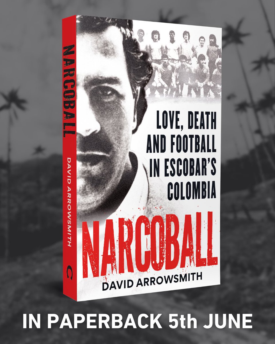 It’s coming. 

Narcoball : Love, Death and Football in Escobar’s Colombia - the brand new paperback edition drops 5th June 2025.

Pre-order your copy today. Or grab the hardback, ebook or audiobook if you prefer. Your call. 

Look at that lovely new cover though…

♥️☠️⚽️🇨🇴