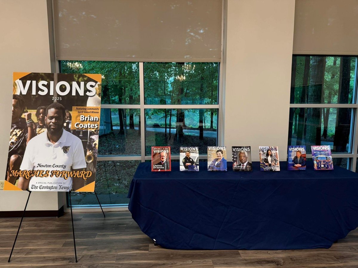 A big shout-out to our amazing band director, Mr. Brian Coates! In case you didn't know, he was recently honored as the 2025 VISIONS Community Spirit Award Winner by The Covington News!!! Alcovy is honored to have you as a leader in the building!