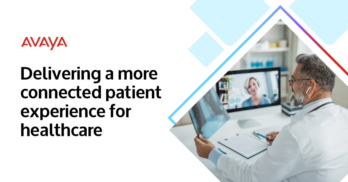 Avaya's CX solutions revolutionize healthcare access by ensuring patient privacy, offering personalized service, and seamlessly integrating AI with human interactions.

Visit our website to learn how Avaya's solutions power next-level patient experiences: avaya.com/en/solutions/h…