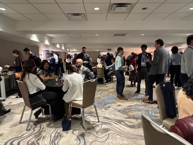ARRS_Radiology's tweet photo. What a night! The #ARRS25 In-Training Reception was filled with great conversations, new connections, and lots of laughter.

A big thank you to our sponsors—@Envision_Cares, @midwestrad, @RadiaImaging, and @VisionRadiology—for supporting the next generation of radiologists! https://t.co/wZoH7rbFGJ