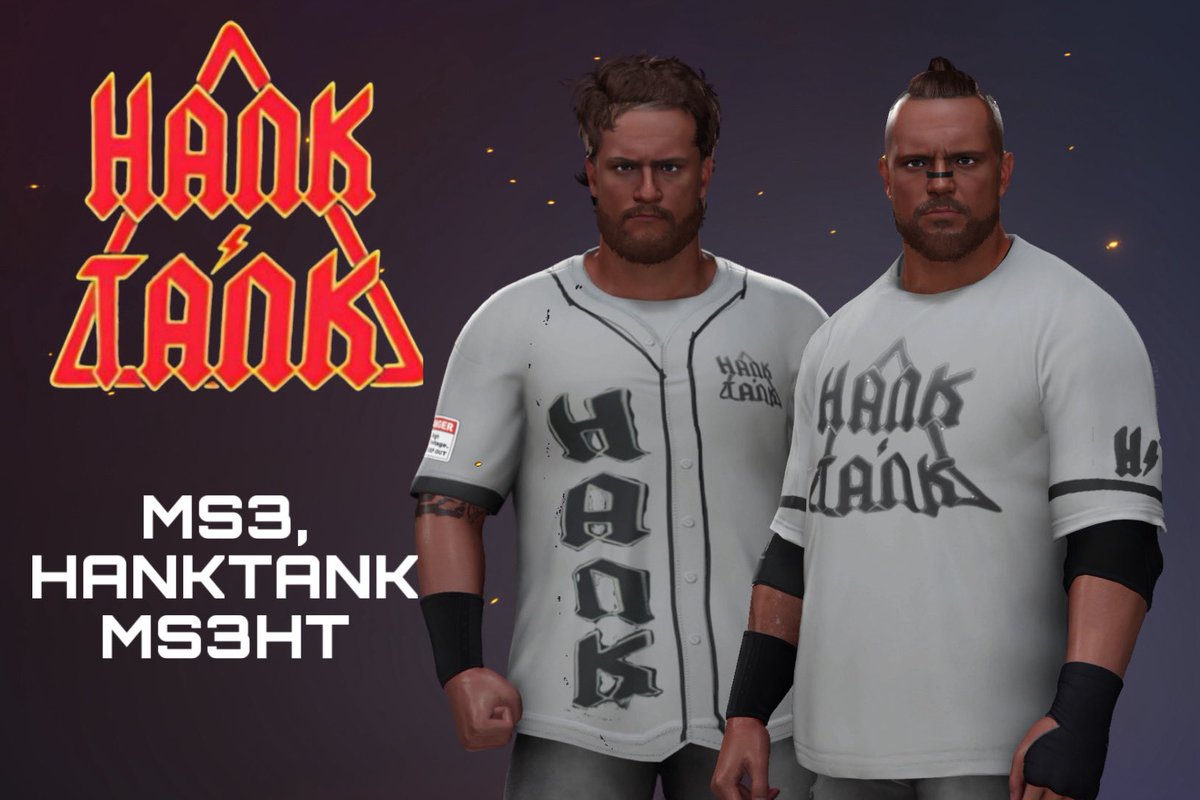 MS3 (@mshuwari3) on Twitter photo UPLOAD TO COMMUNITY CREATIONS!!!
PC/PS4/XBOX1
HANK & TANK
- MS3, HANKTANK, MS3HT
#WWE2K25
<a href="/BigBoog1017/">Ameer Payne</a> UPLOAD TO COMMUNITY CREATIONS!!!
PC/PS4/XBOX1
HANK & TANK
- MS3, HANKTANK, MS3HT
#WWE2K25
<a href="/BigBoog1017/">Ameer Payne</a>