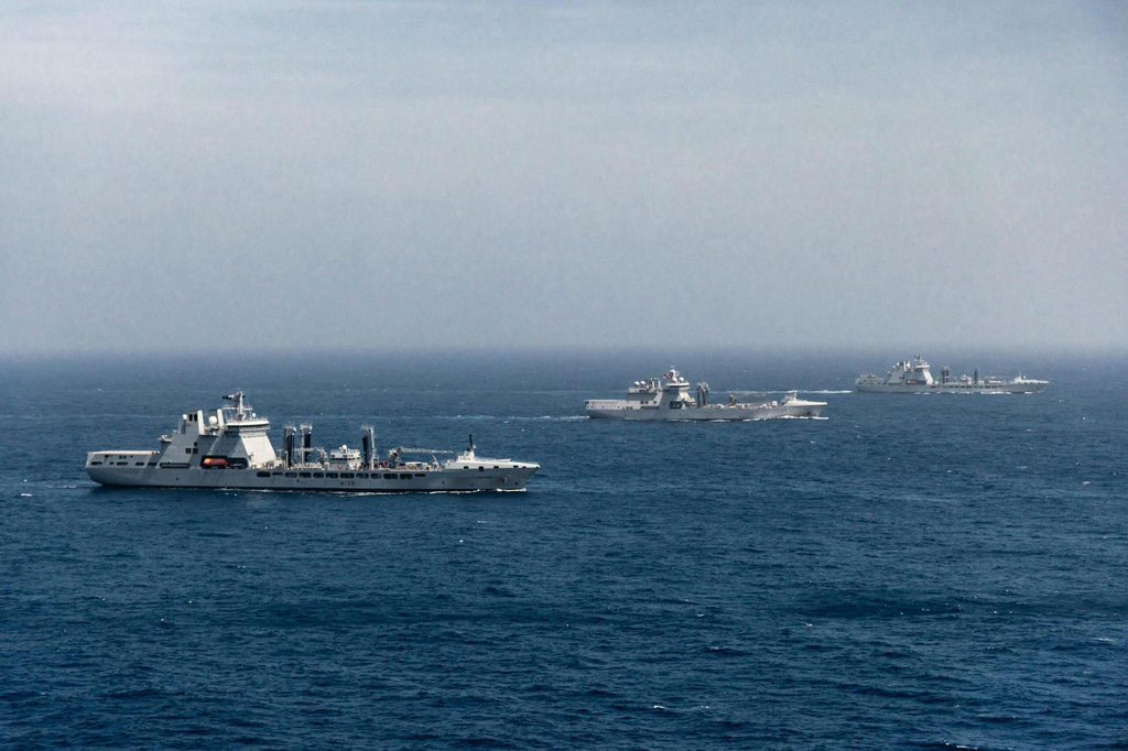 HMS Dauntless (@hmsdauntless) on Twitter photo As CSG 25 we took the opportunity to conduct a photex (Photo Exercise) with several of the units, we closed within 500yds to the <a href="/HMSPWLS/">HMS Prince of Wales</a>.
<a href="/COMUKCSG/">UK Carrier Strike Group</a> <a href="/RFAHeadquarters/">Royal Fleet Auxiliary</a> <a href="/Sjoforsvaret/">Sjøforsvaret</a> <a href="/Armada_esp/">Armada</a> <a href="/HMS_Richmond/">HMS Richmond</a>
#CSG25 #strongertogether As CSG 25 we took the opportunity to conduct a photex (Photo Exercise) with several of the units, we closed within 500yds to the <a href="/HMSPWLS/">HMS Prince of Wales</a>.
<a href="/COMUKCSG/">UK Carrier Strike Group</a> <a href="/RFAHeadquarters/">Royal Fleet Auxiliary</a> <a href="/Sjoforsvaret/">Sjøforsvaret</a> <a href="/Armada_esp/">Armada</a> <a href="/HMS_Richmond/">HMS Richmond</a>
#CSG25 #strongertogether