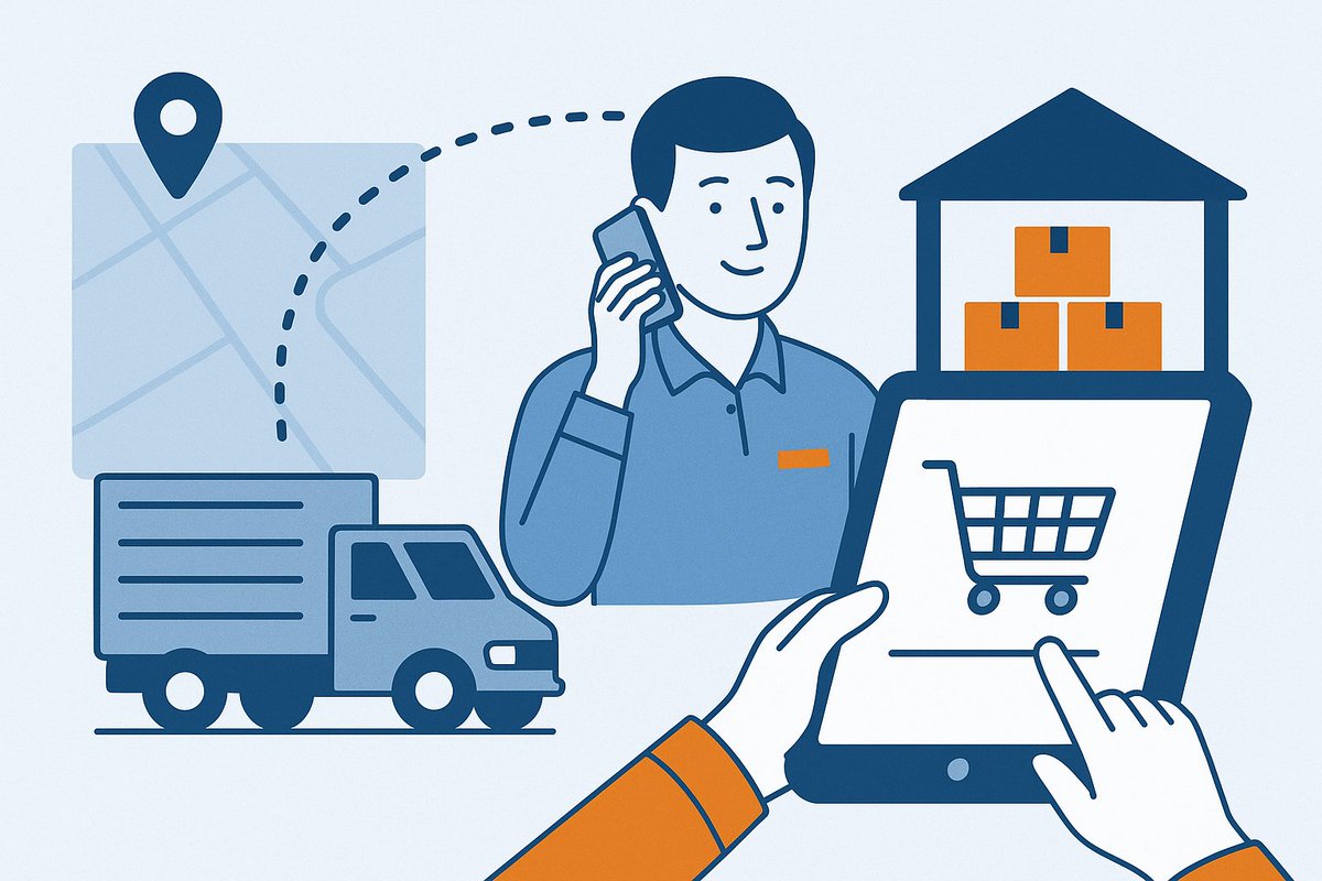 F10sed's tweet image. ¿Tu empresa trabaja con rutas de reparto? Entonces necesitas esto.
El módulo de televenta de SED ERP permite a tu equipo comercial tomar pedidos desde el móvil, optimizar rutas y enviar datos en tiempo real al almacén.

👉 Descubre cómo funciona en: f10informatica.es/comprar-softwa…