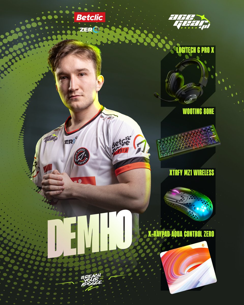 Betclic Apogee Esports (@betclicapogee) on Twitter photo Zastanawialiście się jakiego sprzętu używają nasi gracze? Przychodzimy z pomocą 😎
Co 2 dni będziemy udostępniać zestawy chłopaków, a na pierwszy ogień leci <a href="/DemhoH/">Patryk Tomaszewski</a> 🤠
A jeśli chcecie mieć ten sam sprzęt, wbijajcie na <a href="/acegearpl/">ACEGEAR.PL</a> 🥰
Link do oferty w sekcji komentarzy 👇 Zastanawialiście się jakiego sprzętu używają nasi gracze? Przychodzimy z pomocą 😎
Co 2 dni będziemy udostępniać zestawy chłopaków, a na pierwszy ogień leci <a href="/DemhoH/">Patryk Tomaszewski</a> 🤠
A jeśli chcecie mieć ten sam sprzęt, wbijajcie na <a href="/acegearpl/">ACEGEAR.PL</a> 🥰
Link do oferty w sekcji komentarzy 👇