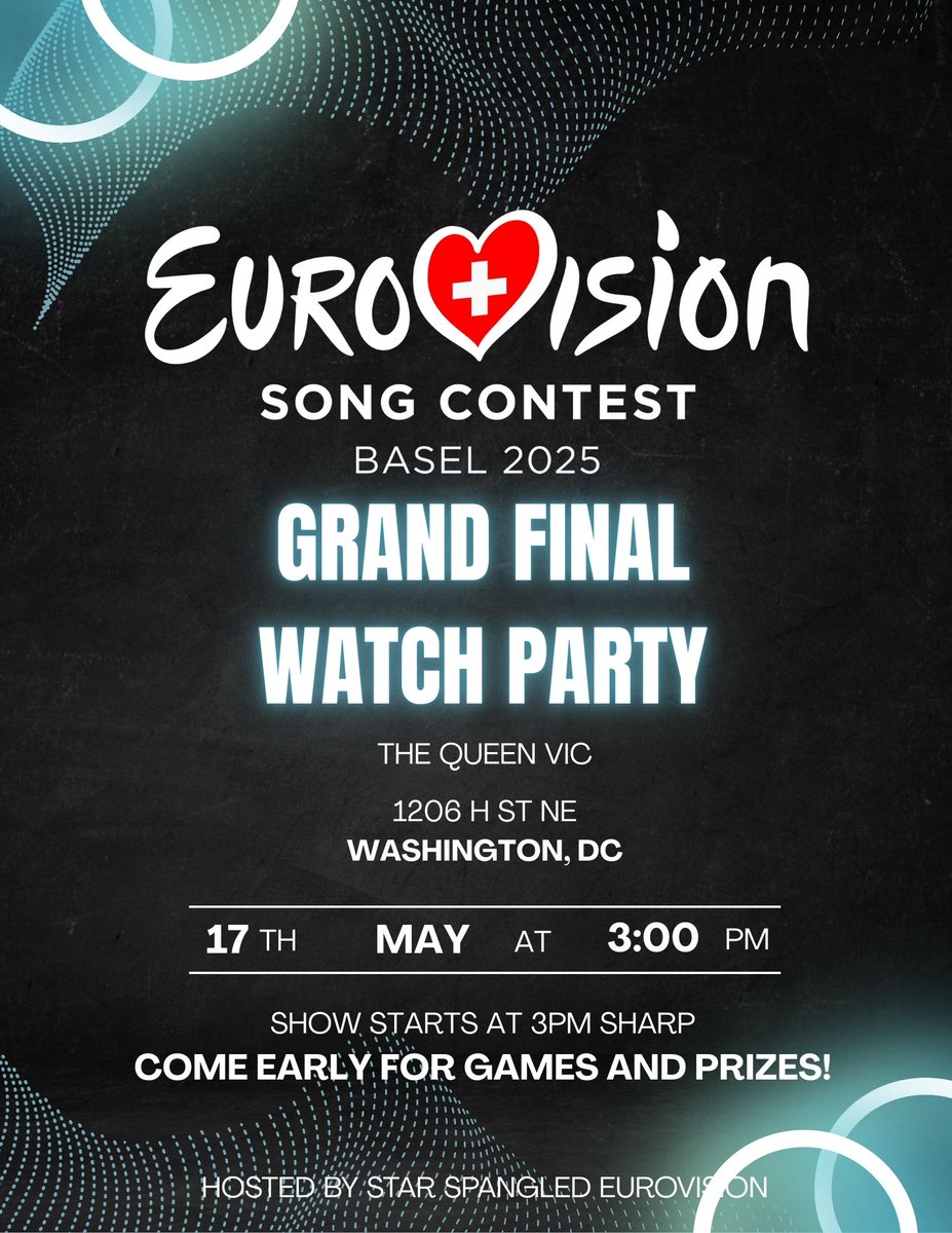 DC/DMV friends! Come join us for a Grand Final watch party at the Queen Vic!

Come early for games and prizes :)