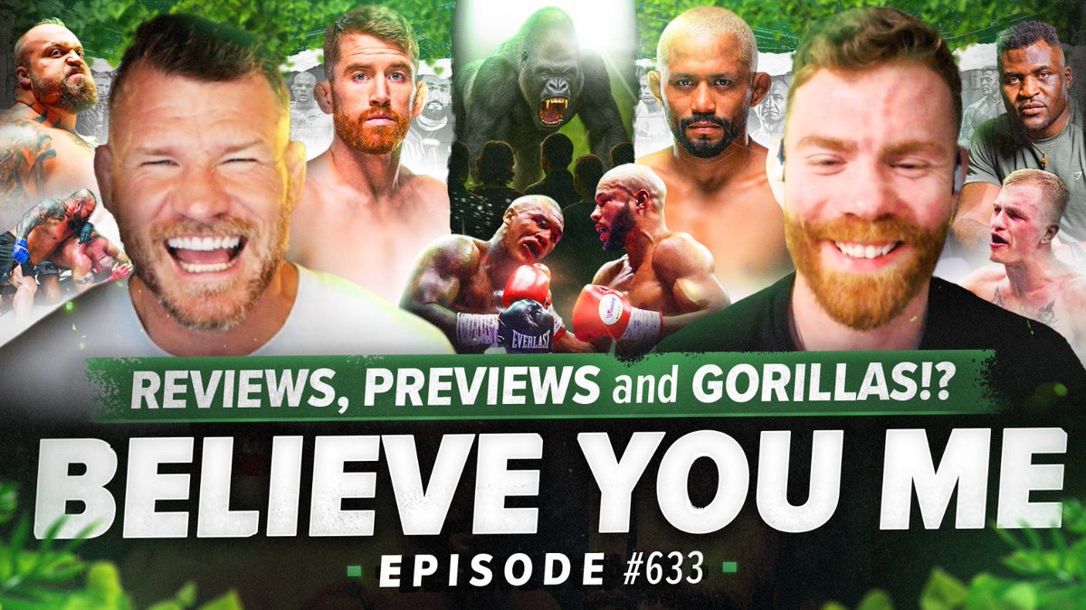 Okay Take 2, it's a BRAND NEW Episode of #BelieveYouMe with <a href="/bisping/">michael</a> and <a href="/felderpaul/">Paul Felder</a>  breaking down all the biggest fights from #UFCKansasCity, talk major fight bookings, preview #UFCIowa and so much more!

Get the full video here:

youtu.be/Nc8GWFGdxL0?si…