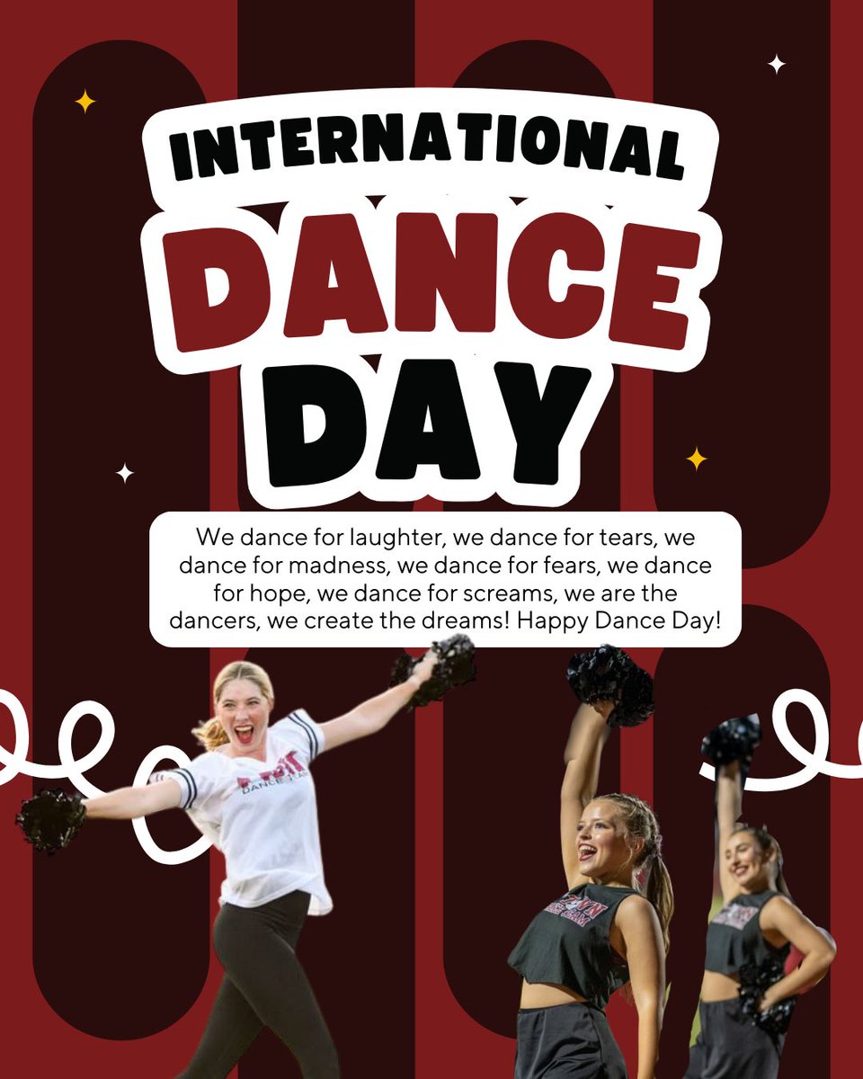 THSWildcatDance's tweet image. Happy Dance Day! #InternationalDanceDay #wedance #wecreate #wedream @TullahomaHS