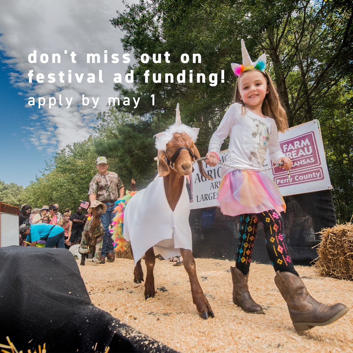 Your small-town festival deserves a big spotlight! Apply for one of our Festival Advertising Grants, and you could receive up to $10,000 to cover promotion expenses. Don't wait — the deadline is May 1! #TheNaturalState arkansas.com/industry-insid…