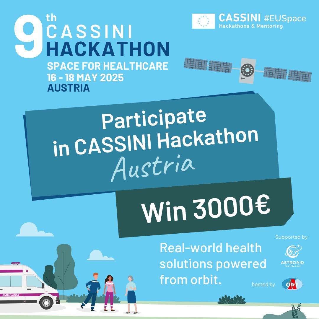 We at the AstroAid Foundation are proud to announce our support for the upcoming 9th CASSINI Hackathon Challenge in Innsbruck, hosted by our friends at the <a href="/oewf/">Austr. Space Forum</a> . Our ambassador, <a href="/YAkisheva/">Dr Yulia Akisheva</a> , will be there in person to support participants tackling healthcare challenges through