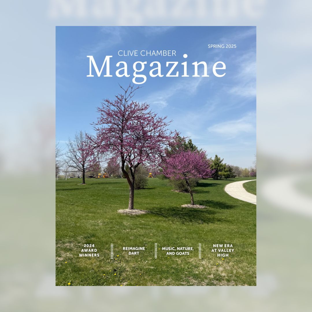 CliveChamber's tweet photo. 🌸 The Spring issue of the Clive Chamber Magazine is out now!
Check out the latest member highlights and community updates in our interactive online publication.
📖 Read it here: https://t.co/7IHdAonz63
#ClivePride #CliveChamber #SupportLocal #SpringIssue https://t.co/UN2VuOrAIi