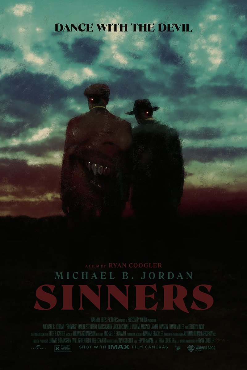 Poster for “Sinners”
Directed by Ryan Coogler