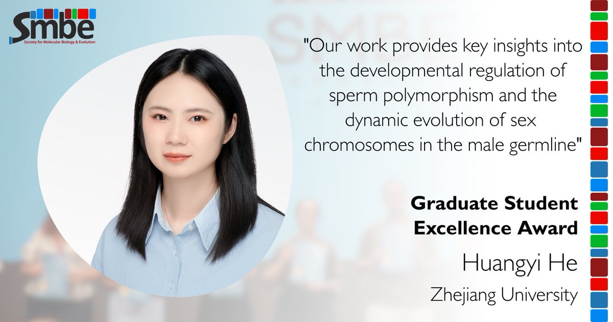 OfficialSMBE (@officialsmbe) on Twitter photo Huangyi He from Zhejiang University is on today!
Huangyi's research focuses on the evolutionary and developmental mechanisms behind sperm heteromorphism and sex chromosome evolution in Drosophila. 🪰
Follow Huangyi on social media
X: <a href="/HuangyiH92641/">Huangyi He</a> Huangyi He from Zhejiang University is on today!
Huangyi's research focuses on the evolutionary and developmental mechanisms behind sperm heteromorphism and sex chromosome evolution in Drosophila. 🪰
Follow Huangyi on social media
X: <a href="/HuangyiH92641/">Huangyi He</a>