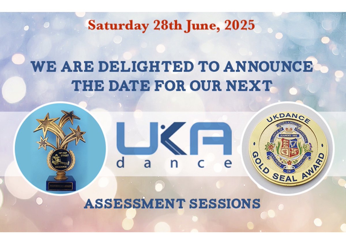 Dance Assessments / Exams in Ballroom &amp; Latin dancing - Saturday 28th June, 2025 for both children &amp; adults.