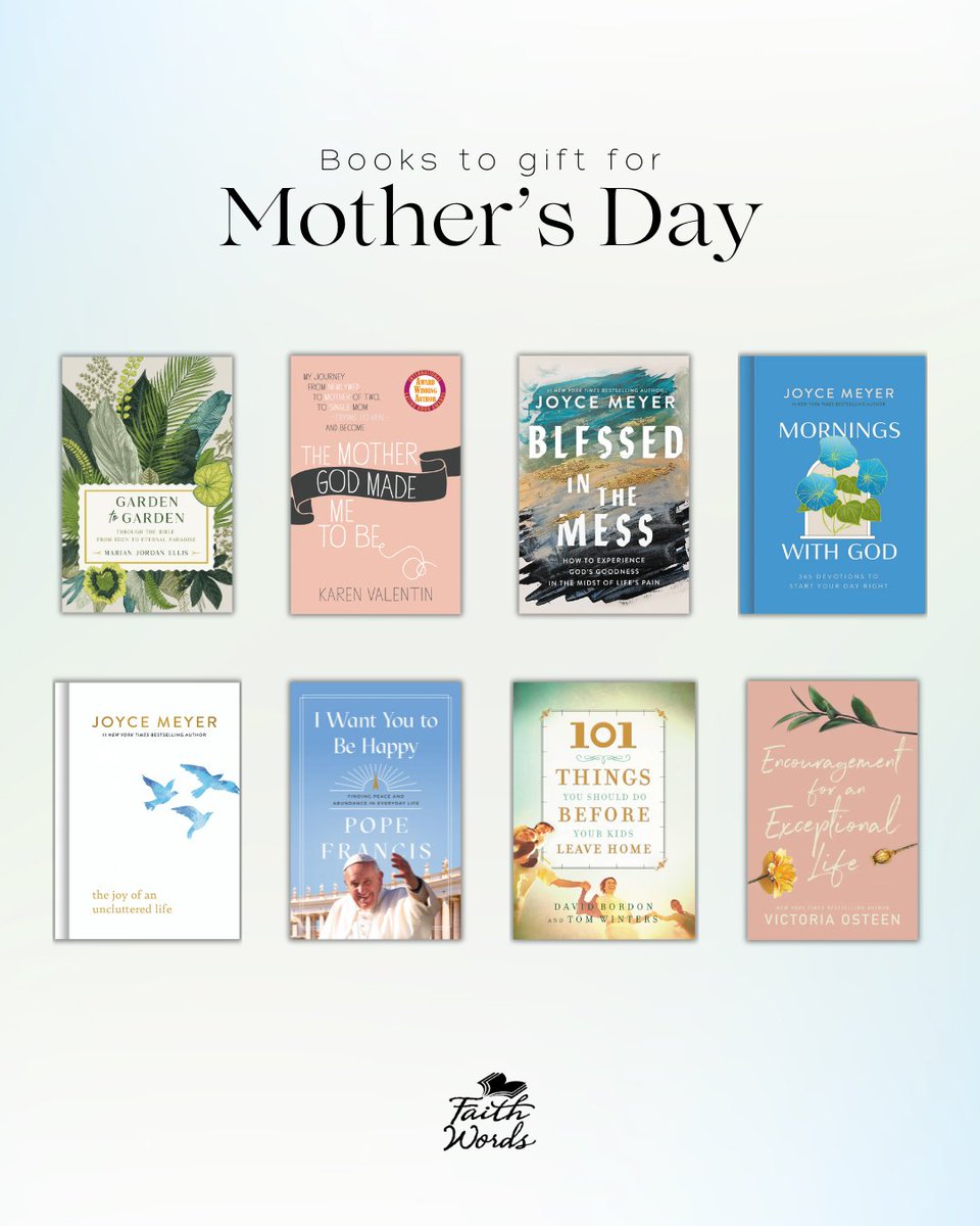 Encourage her spirit, fuel her faith. Thoughtful reads for the moms who pour into everyone else. 💐 ⁠
⁠
Get 20% off sitewide at faithwords.com with code MOM25.