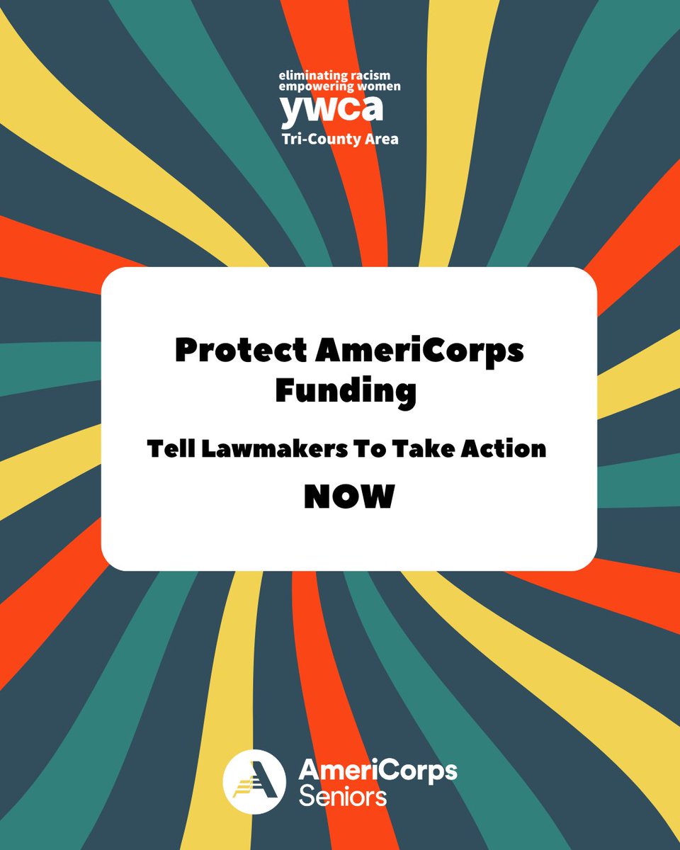 Protect AmeriCorps Funding 🛡️
AmeriCorps members change lives and strengthen communities like ours every day — but they need your voice 📢 Take action now 👉voicesforservice.org/take-action/co… 

#SaveAmeriCorps #NationalService #CommunityImpact #SupportService #CivicEngagement #ActNow