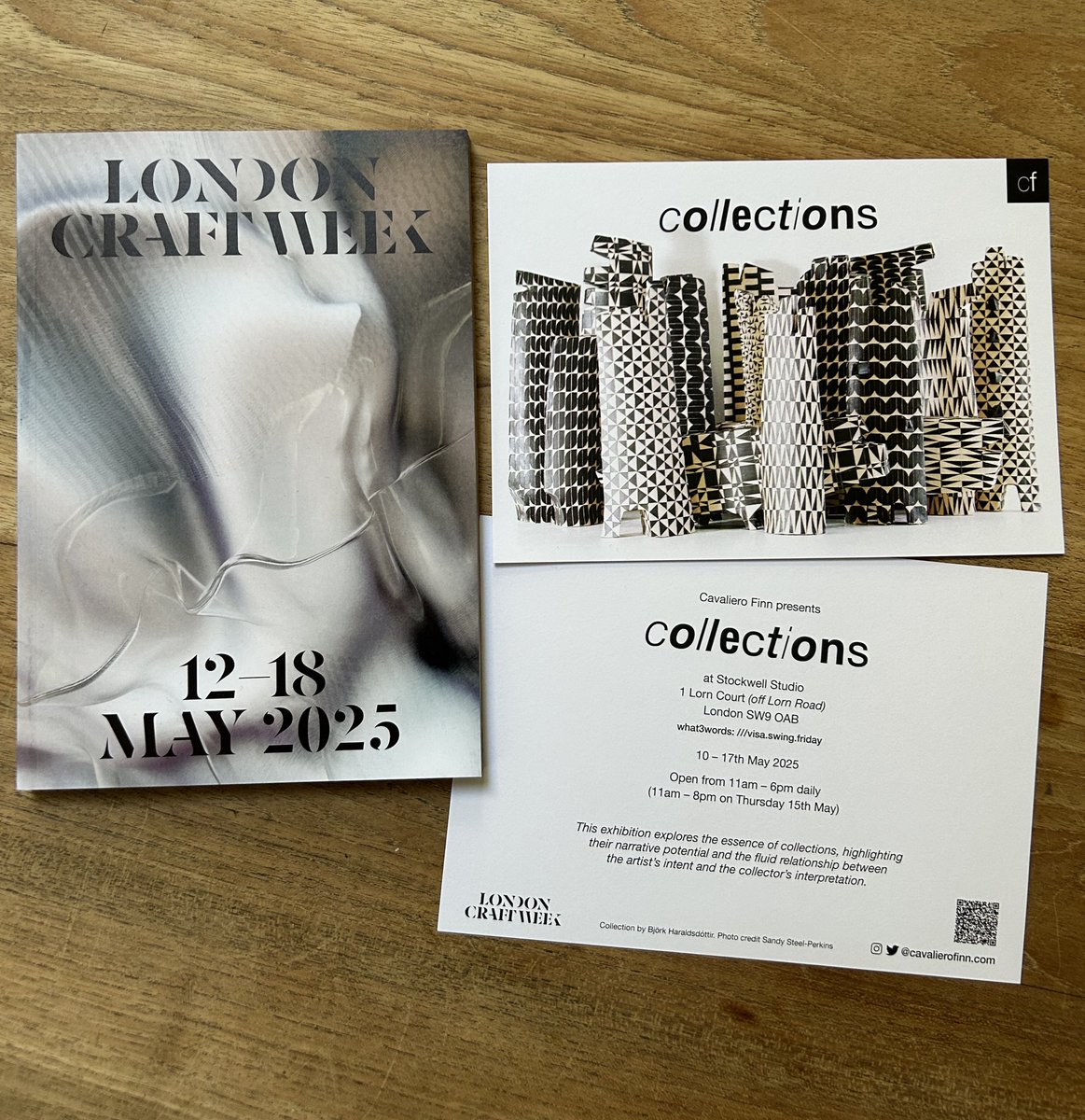 Next show: Collections at Stockwell Studio 10-17 May <a href="/Londoncraftweek/">London Craft Week</a>