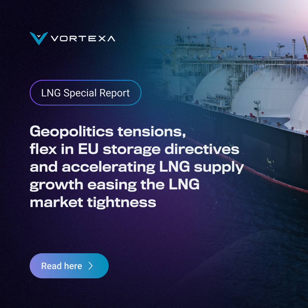 💡 Geopolitics tensions, flex in EU storage directives and accelerating LNG supply growth easing the LNG market tightness: Read our new LNG report to find out how to respond.

Keeping a sharp outlook on the latest developments in LNG markets is critical to navigate heightened