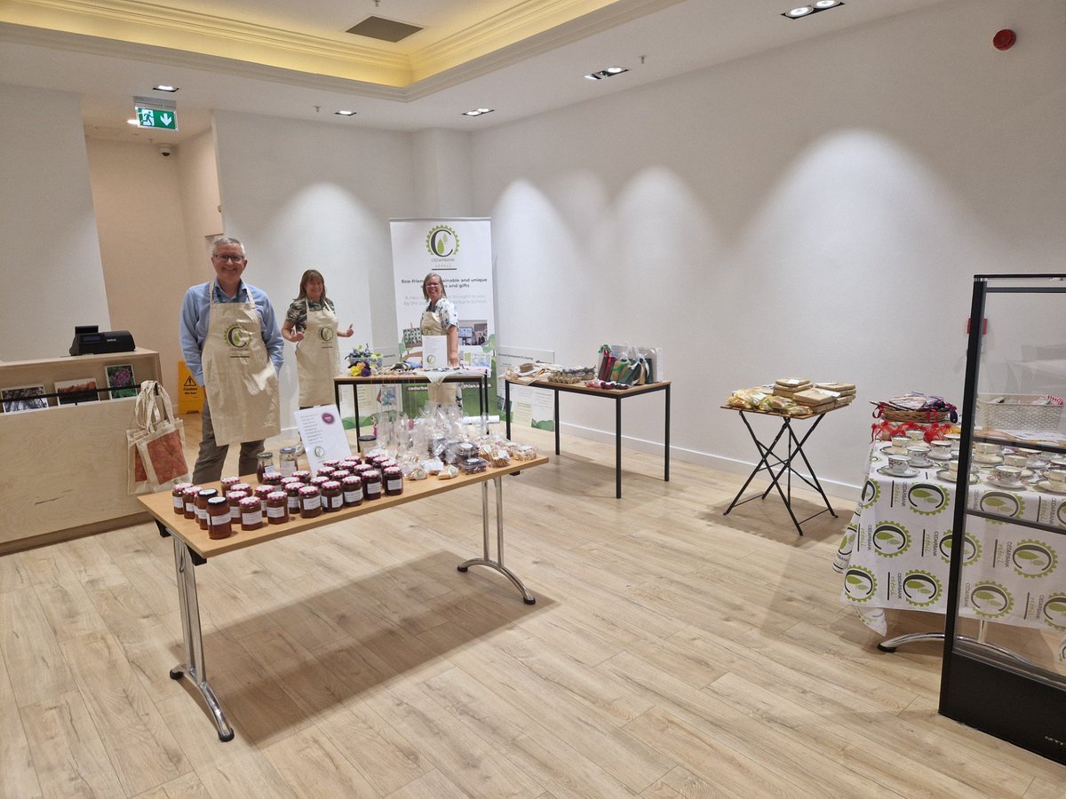 Our Pop Up Shop is all prepared and set up for tomorrow!  We hope to see you there - Livingston Designer Outlet, Unit 73.  We will be open from 9:30 - 2:30. Coffees and soups available as well! #effectivecontributors