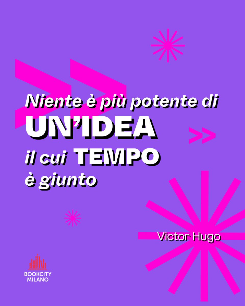 💡 Niente è più potente di un’idea il cui tempo è giunto.
E quando arriva, non chiede permesso: accende menti, scuote coscienze, cambia le cose.
Le idee sono rivoluzioni silenziose, o tempeste che illuminano la notte.
#BCM25