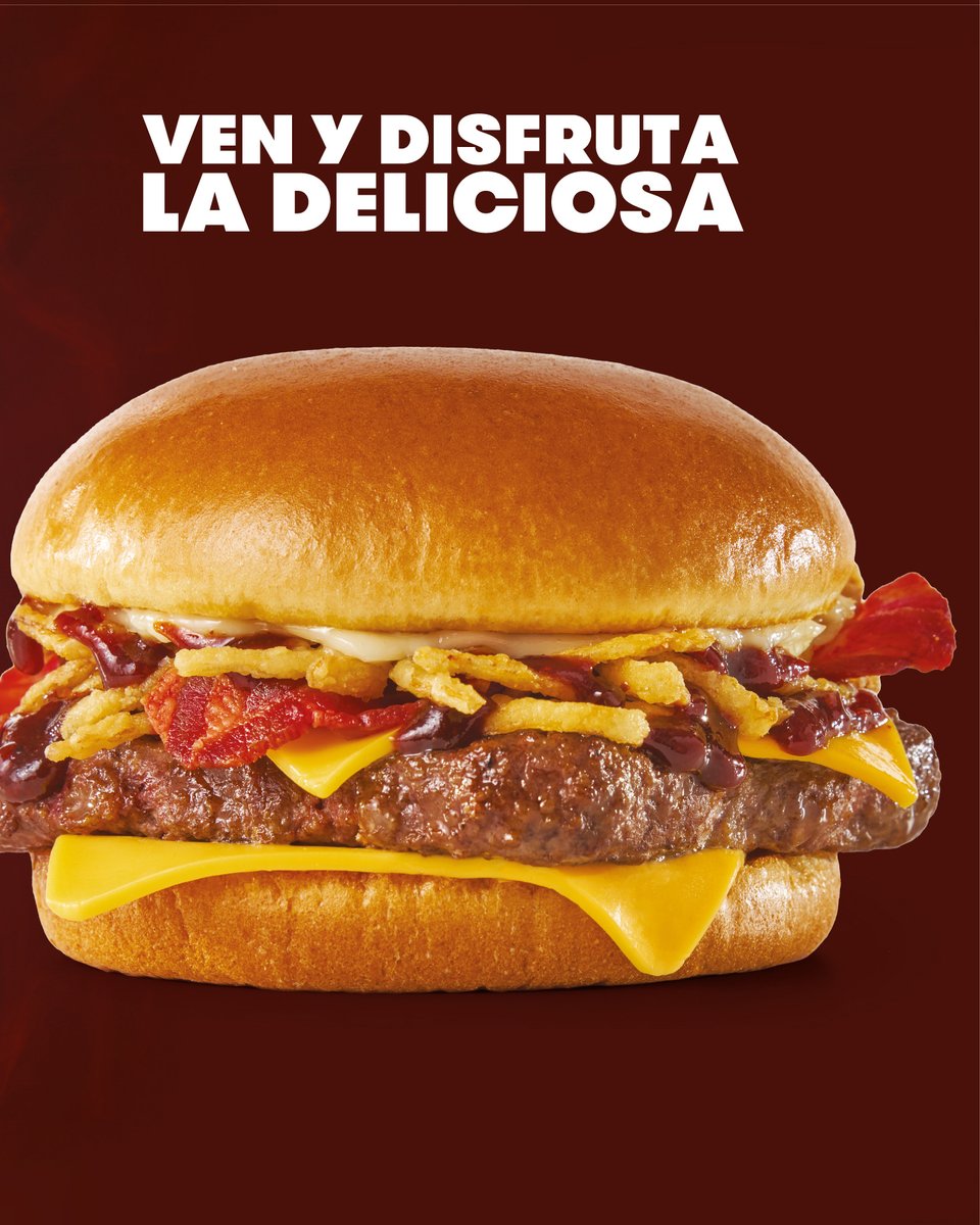 Si te encanta el balance perfecto entre lo dulce, ahumado y picante, la NUEVA Sweet N Smokey BBQ es para ti. 🔥🍔 ¡Una explosión de sabor que no te puedes perder!