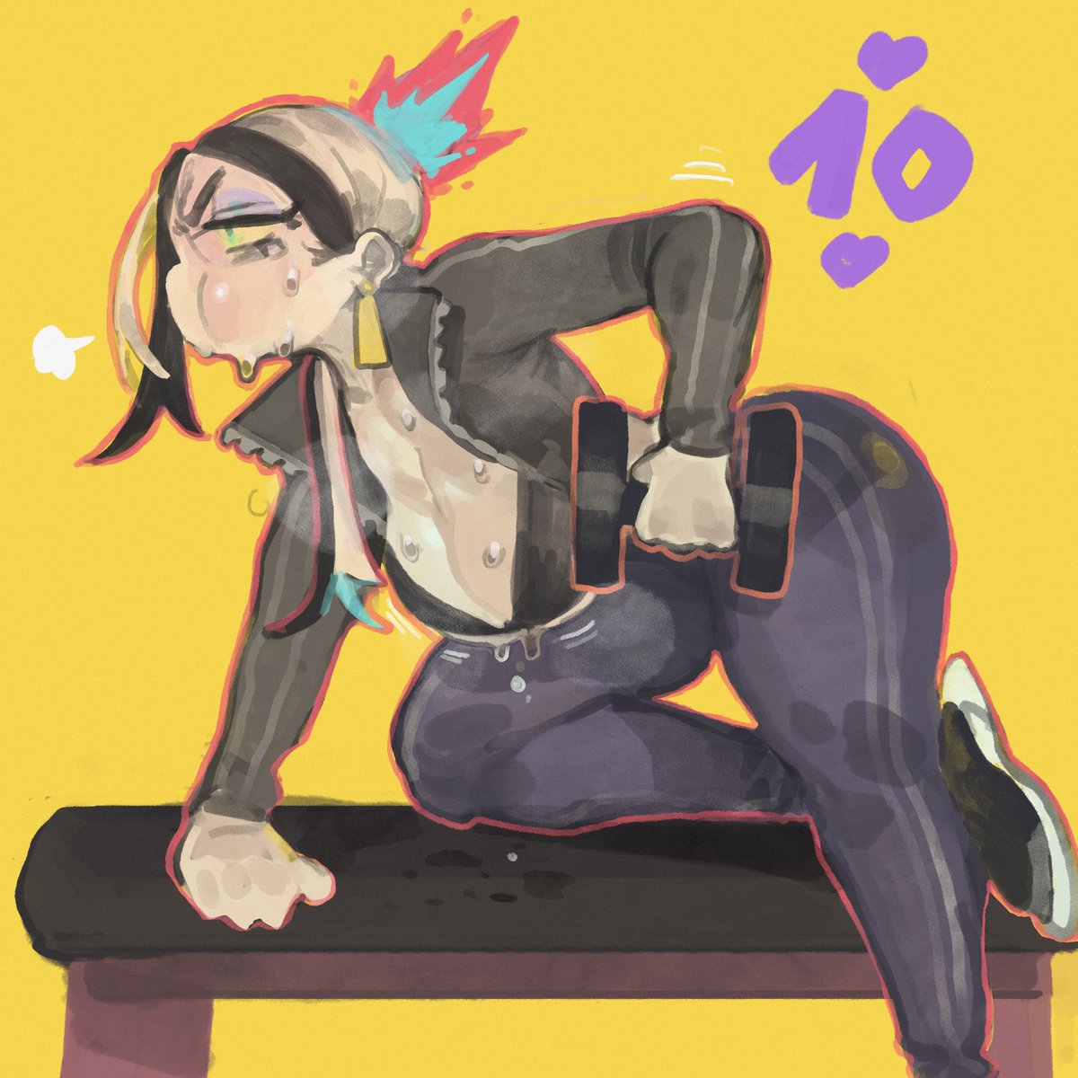 KezieDra's tweet image. 10 ! She doesn’t give up 💦