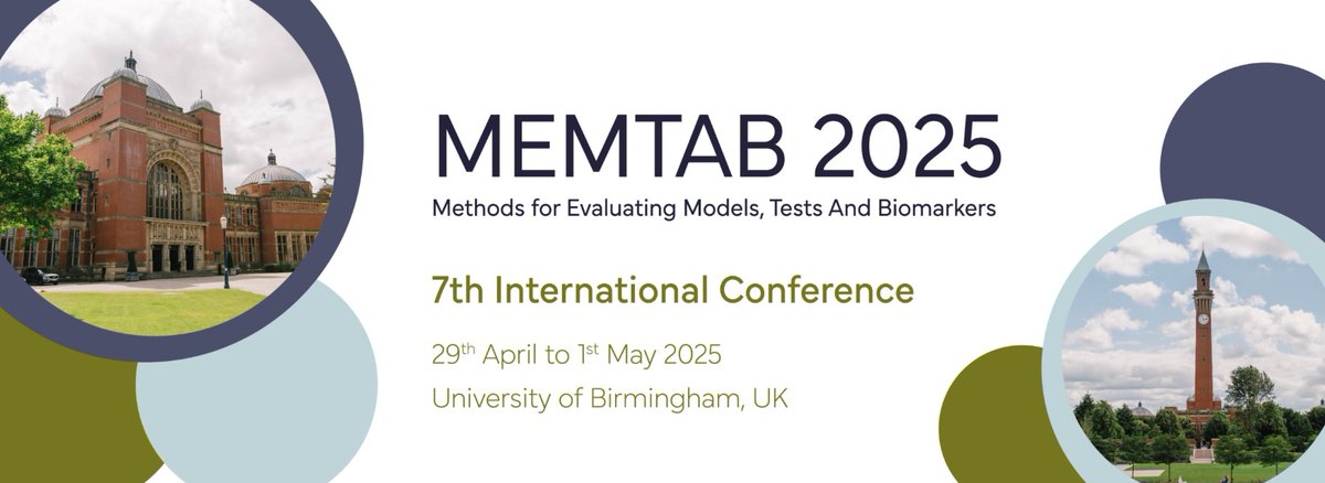 NIHR HRC in Sustainable Innovation (@sustainablehrc) on Twitter photo We’re at #MEMTAB2025 this week, joining the conversation on improving evaluation of models, tests & #biomarkers in healthcare.  
Prof Chris Hyde, Co-Lead at our #NIHR #HealthTech Research Centre, will join a panel on testing approaches for the future. Follow us to learn more! We’re at #MEMTAB2025 this week, joining the conversation on improving evaluation of models, tests & #biomarkers in healthcare.  
Prof Chris Hyde, Co-Lead at our #NIHR #HealthTech Research Centre, will join a panel on testing approaches for the future. Follow us to learn more!