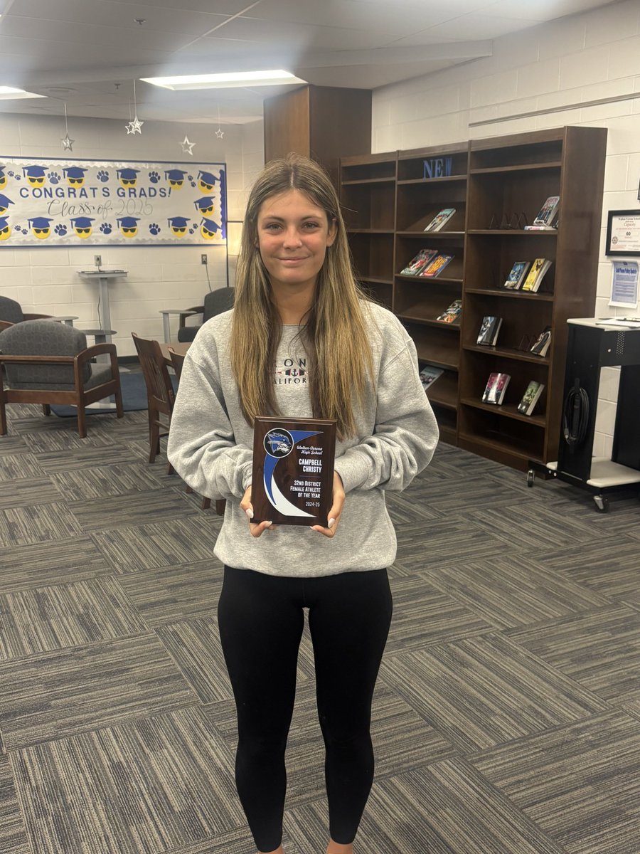 Our 32nd District Female Scholar of the Year, Emma Wolfe, and Athlete of the Year, Campbell Christy, were presented with their awards today. Congratulations again Ladies!!