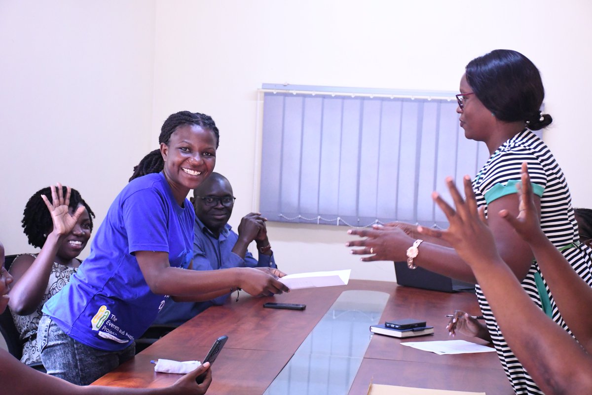 MCFMakerere's tweet photo. We are proud to support inclusive education! Today, the Program Implementation Team extended financial support to Carolyne Namara, a 3rd-year student @Makerere with a hearing impairment, to assist with sign language interpreter costs. No barrier should hinder her academic journey https://t.co/2XllLrPOsR