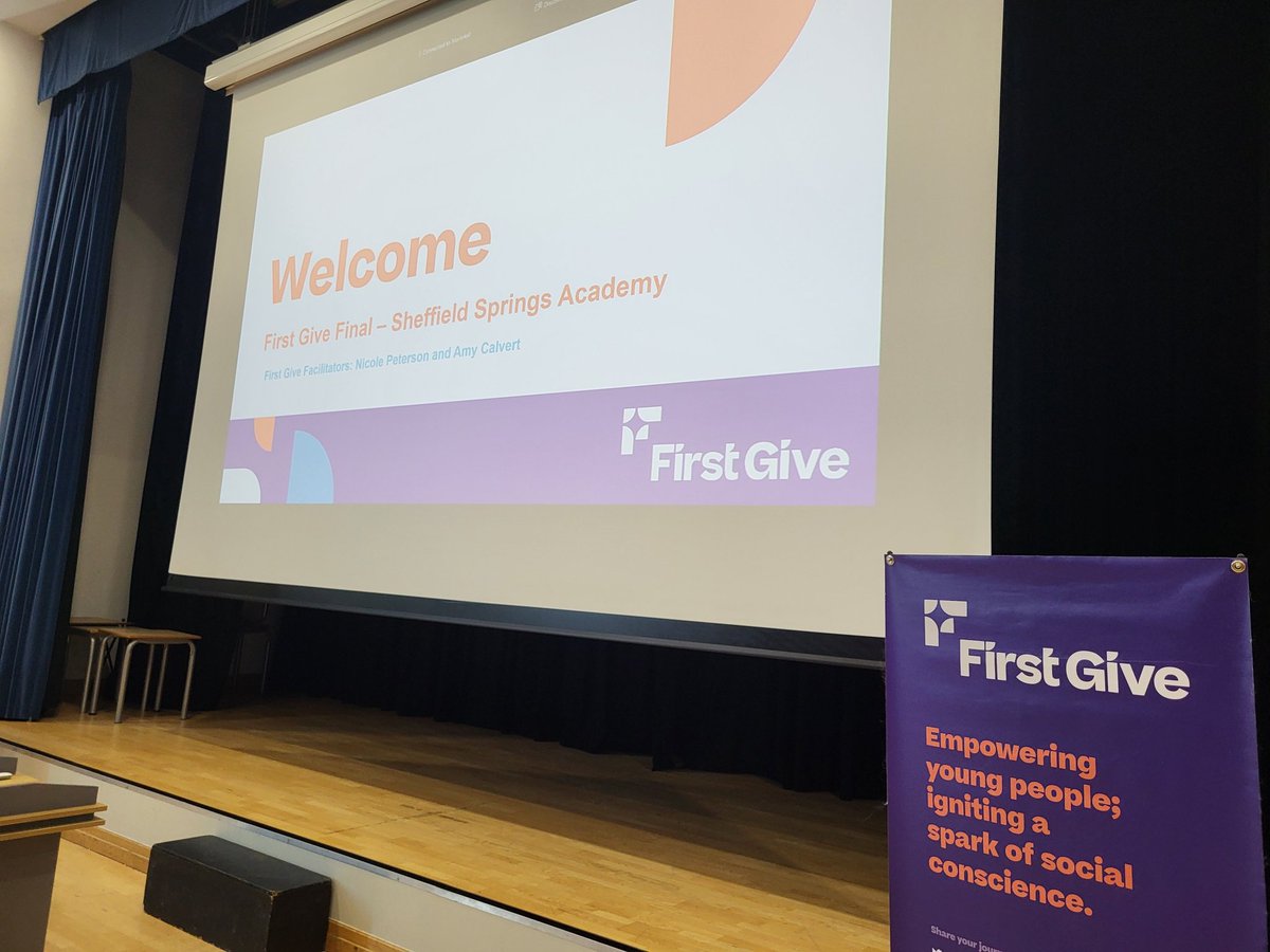 FirstGiveNPe's tweet image. Rehersal complete! All set and good to go with the launch of the Y10 @FirstGiveUK final @springsacademy1. Some really great work from the presenting groups, Good luck to everyone for the final! ##firstgive