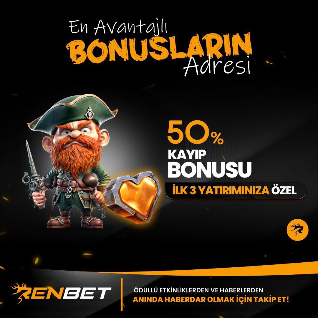 RenBetsocial's tweet photo. 🏦 İlk 3 yatırıma özel!

🎁 %50 kayıp bonusu!

💸 RenBet'e gel, bahis yaptıkça kazan!

🔗 Hepsi ve daha fazlası için linke tıkla!

🌐https://t.co/s5Dny7SlgA https://t.co/nkQfwXUs5H