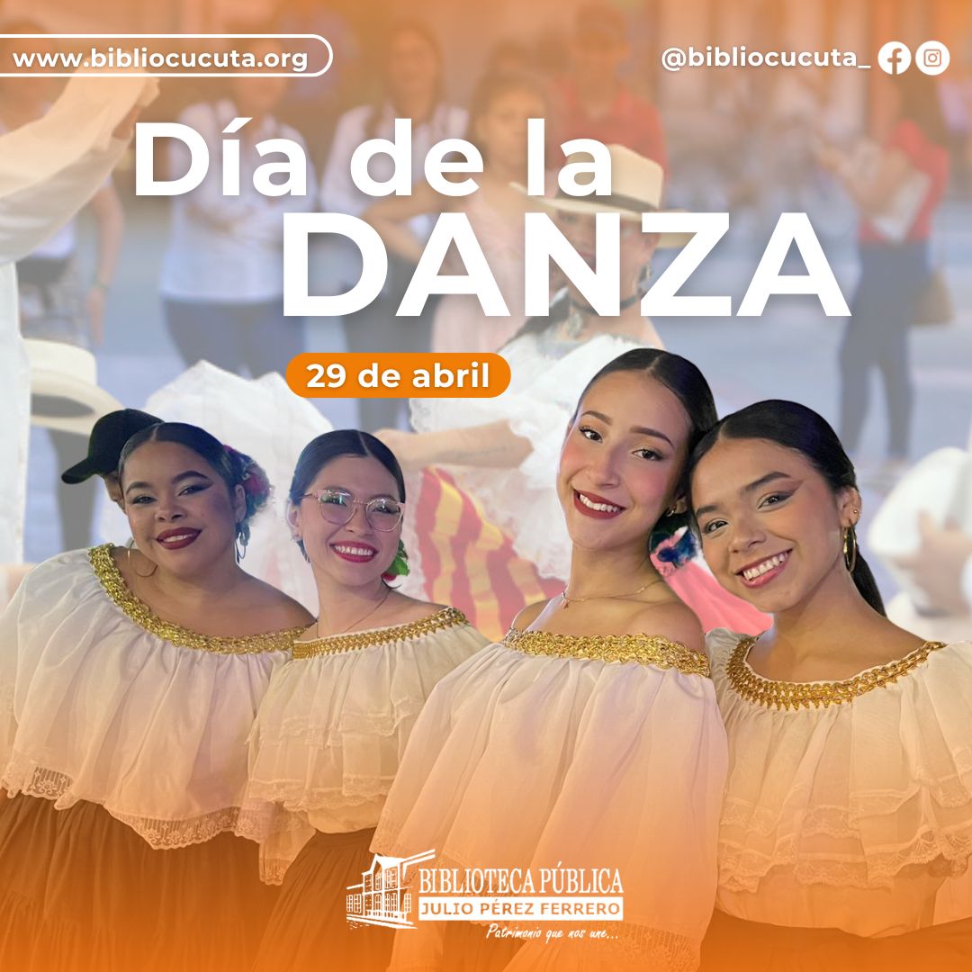 ¡Hoy celebramos el lenguaje universal del alma: ¡la danza!💃🪭

Un arte que une culturas, emociones y corazones.
Sigamos bailando por la vida, la pasión y la alegría.

#DíaDeLaDanza #BailarEsVivir #BiblioCúcuta #CulturaQueInspira  .