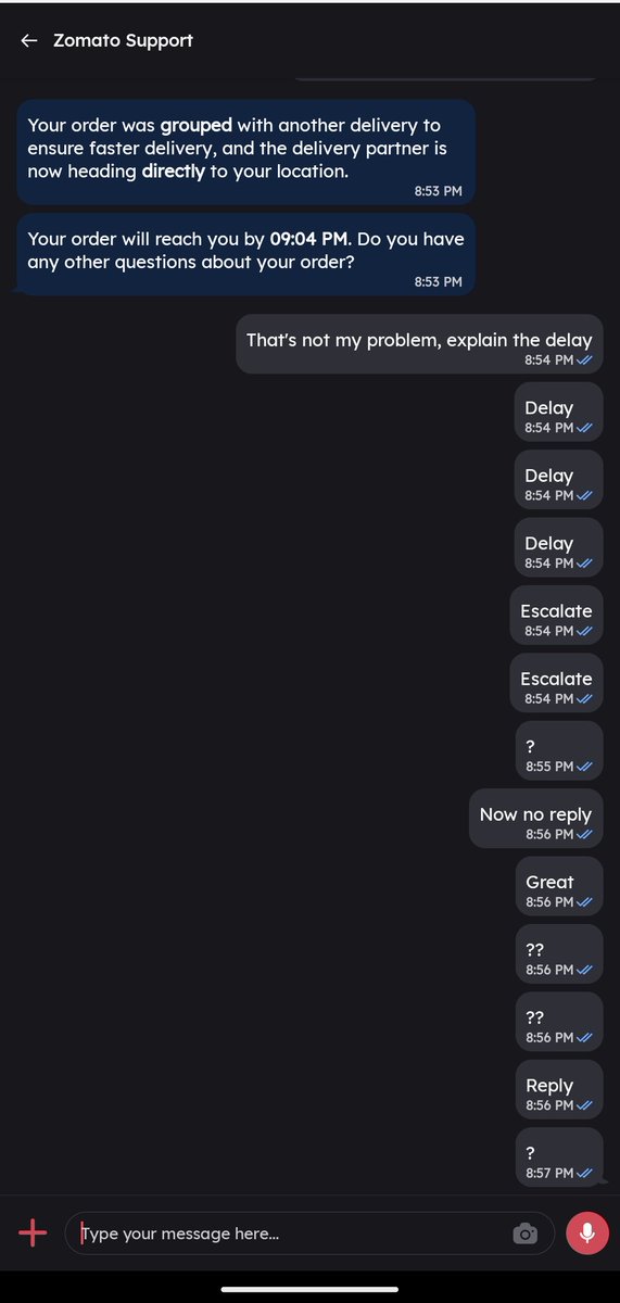 mahayogi_'s tweet image. .@zomato @zomatocare
Always thought,hating on someone is a waste of time and enjoying their downfall is low effort.
Today I can understand. Hopefully y'all will change and improve until then f**k you.