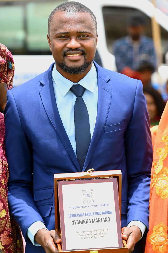 This award is dedicated not only to my incredible team (the 22nd Executive Council) with whom I had the privilege to serve, but also to my late father, Ma-Ebou Manjang. You were a guiding light in my life, shaping my career and inspiring me to lead with purpose and compassion.