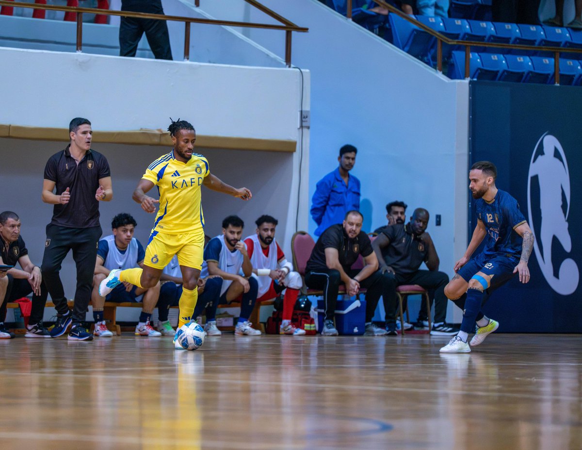 ⚽ || صالات #النصر يتعثرون في نهائي الدوري بعد الوصول للأشواط الإضافية.

حظًا أوفر لنجومنا أبطال الثنائية 💛
قدمتم موسمًا رائعًا و نثق بكم ليكون القادم أجمل 👏
#رياضات_النصر_المختلفة