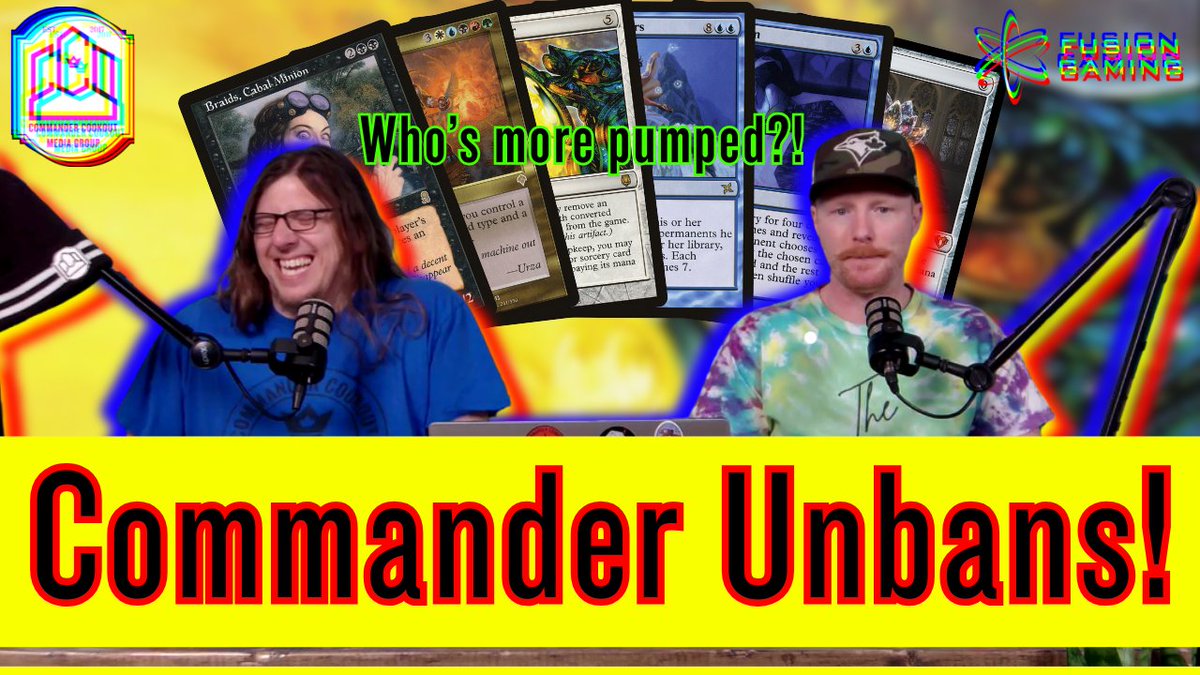 With a swath of new Commander unbannings and major adjustments to the Game Changers list, there's tons to discuss this week! Join us on Commander Cookout 489.
youtu.be/tyjmz5jfEIY