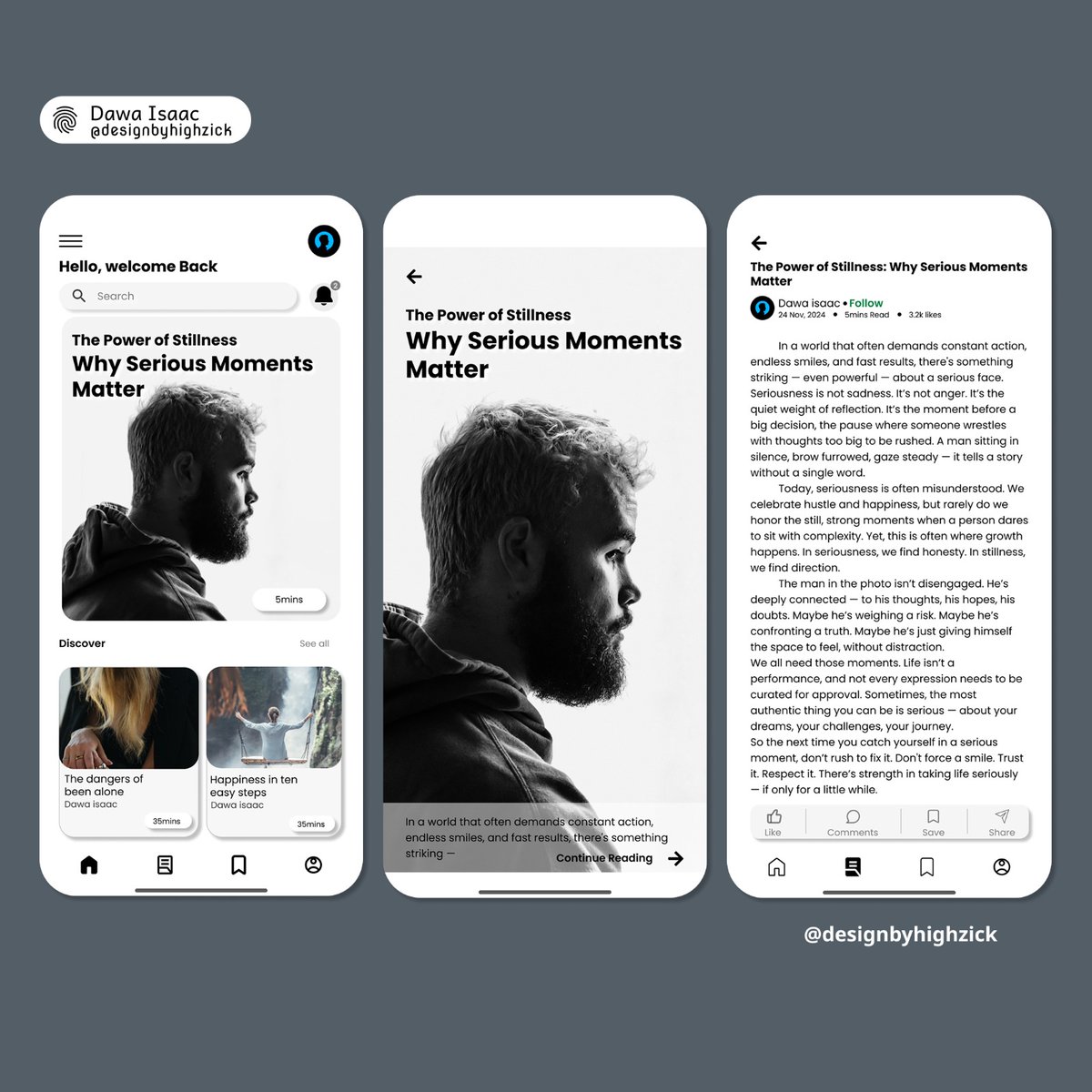 Highzick2's tweet photo. Day 11 of @Victordiamond01 30 day UI Challenge

Blog post

#Diamondcreationacademy #UIchallenge #Learningbydoing #UXDesign #ProgressIndicators #Day1 #30DaysChallenge #Victorubah https://t.co/po2ZH2Z97X