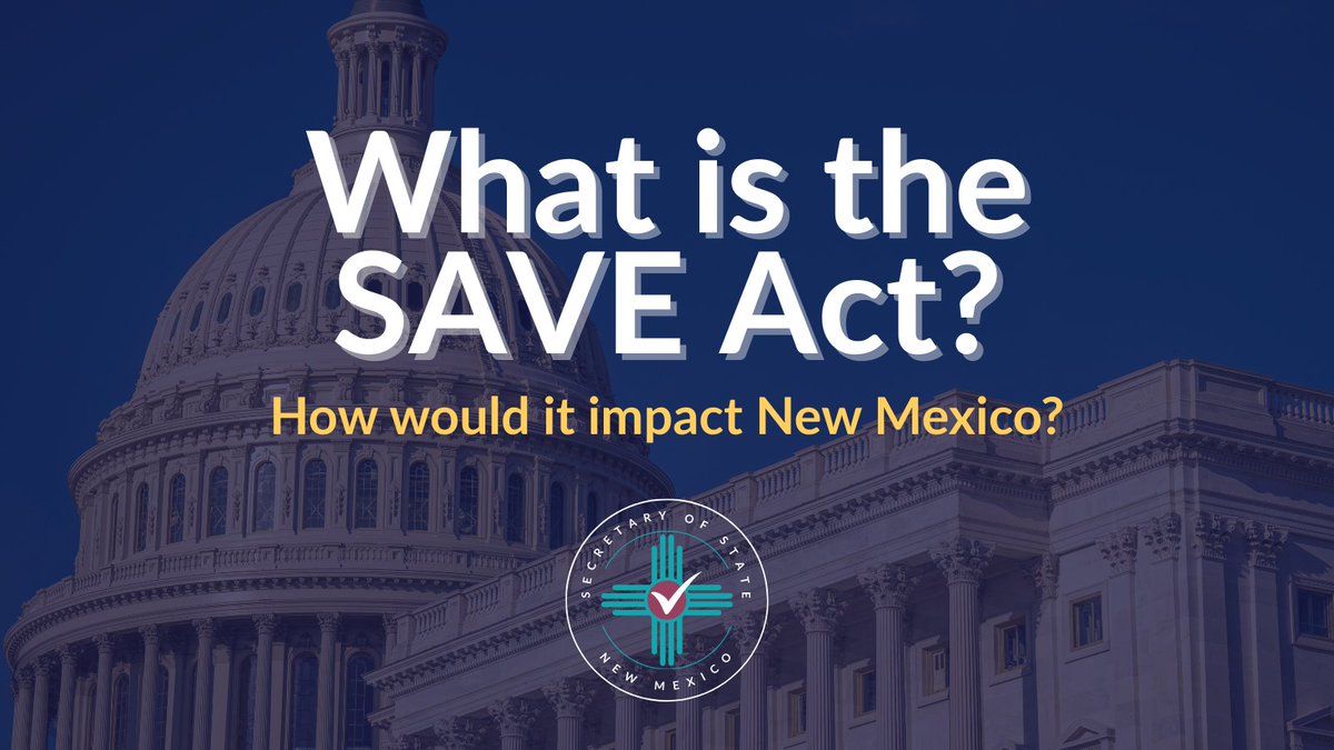 The so-called SAVE Act threatens to undermine voting rights by creating unnecessary barriers that would disproportionately impact vulnerable communities &amp; place an undue burden on  voters &amp; election officials. Learn more: nmvote.org/rumor