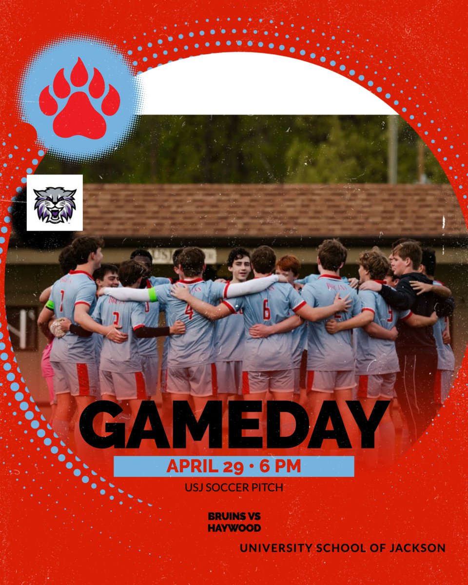 USJ Bruins Soccer (@usjbruinsoccer) on Twitter photo GAMEDAY!!!!
Last regular season game. Hard to believe but great tune up for play -offs Thursday. Bruins take on <a href="/haywoodtomcats/">tomcats_athletics</a> 6pm. Go Bruins! GAMEDAY!!!!
Last regular season game. Hard to believe but great tune up for play -offs Thursday. Bruins take on <a href="/haywoodtomcats/">tomcats_athletics</a> 6pm. Go Bruins!