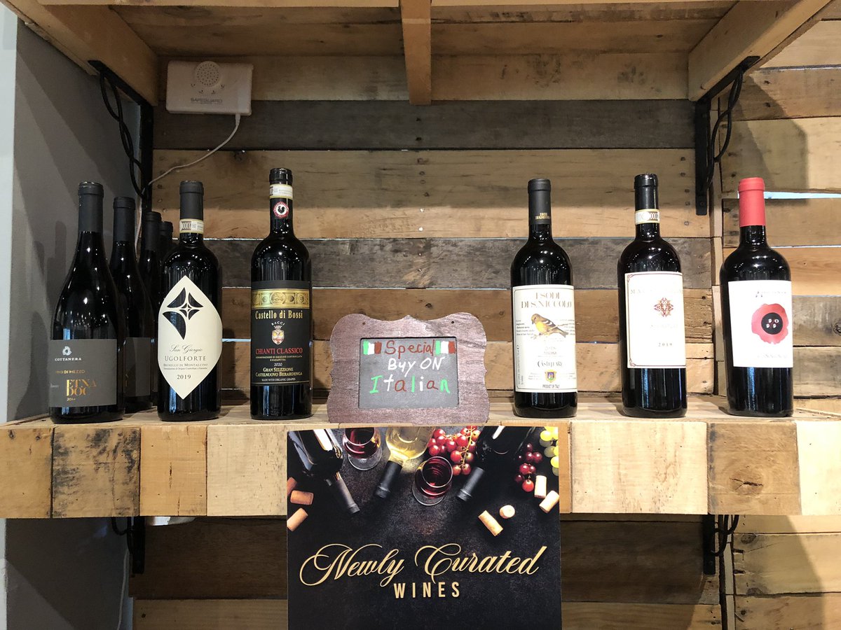 New Italian Wines all are price at PRE Tariff prices. The Next reorder will be at a significantly higher cost.