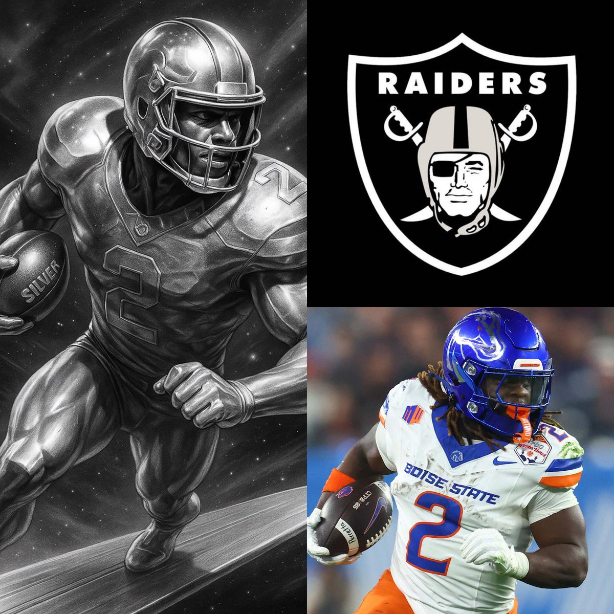 Ashton Jeanty aka “Silver Surfer”. 🏴‍☠️🏄🏿‍♂️

#RaiderNation | <a href="/Raiders/">Las Vegas Raiders</a> | <a href="/AshtonJeanty2/">Deuce 2️⃣</a>