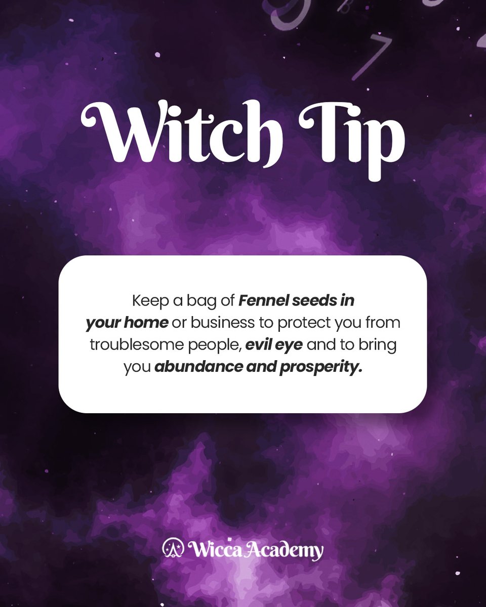 WiccaAcademy's tweet image. May your days be filled with positivity and prosperity! 🌙🌿

#WiccaAcademy #WitchTip #ProtectionMagic #Prosperity #MagicalLiving #WiccanWisdom #SpiritualGrowth #Witchcraft