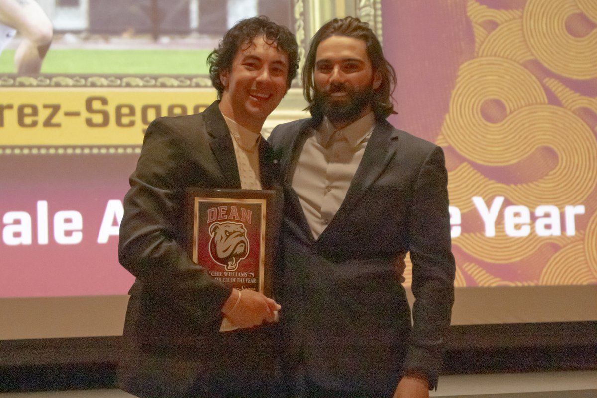 DeanAthletics's tweet image. Last night, the Dean College Department of Athletics & Recreation held its annual Awards Ceremony! 🏆
Check out some of the highlights from last night’s festivities! (All photos are in-progress and will be available on deanbulldogs.com)
#BulldogNation 🐾