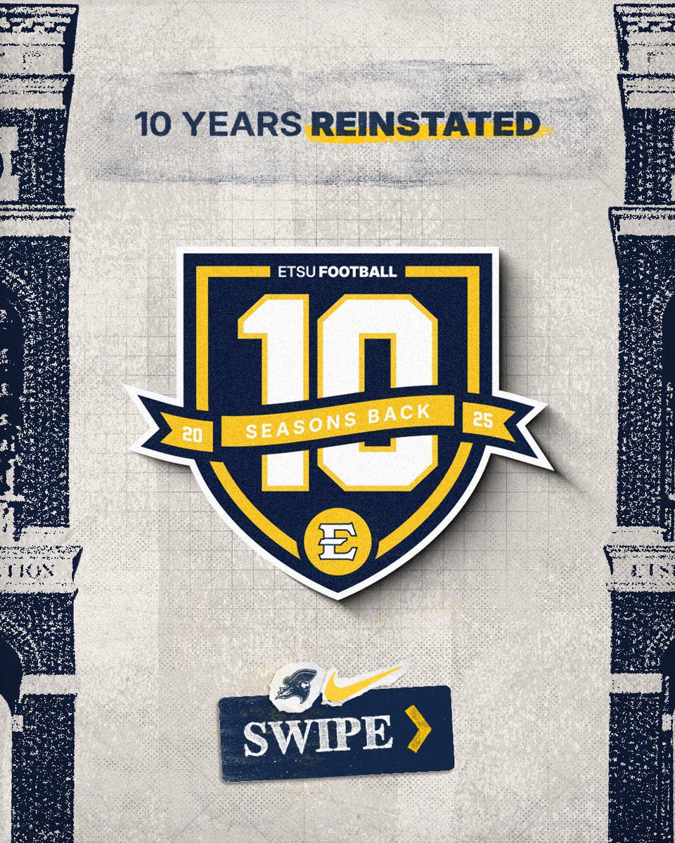 ETSUFootball's tweet image. a decade in the making. 

#GoBucs | #BUCkleUp