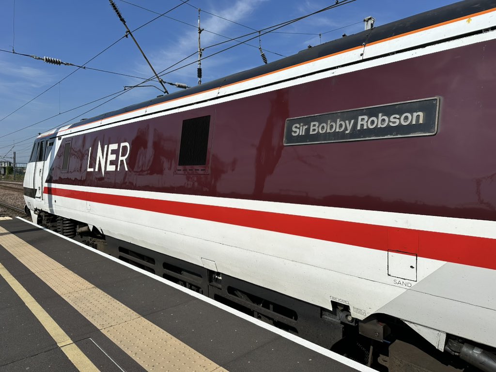 Not a bad way to travel this afternoon……