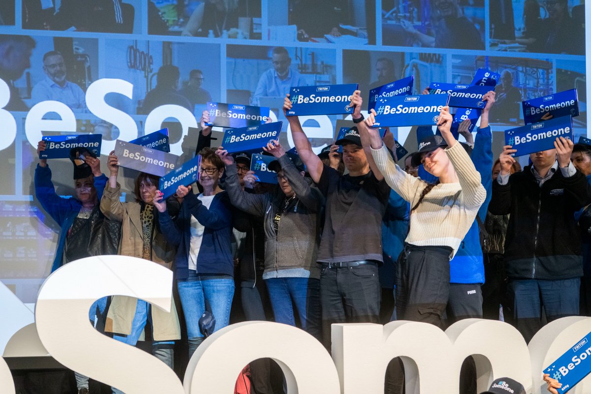 🌟Still feels like yesterday when we all came together for a fantastic occasion at the #Besomeone Roadshow. Norcros shared their Purpose, Keys and also recognizing everything that makes Triton great. Everyone can #besomeone. 🎉✨