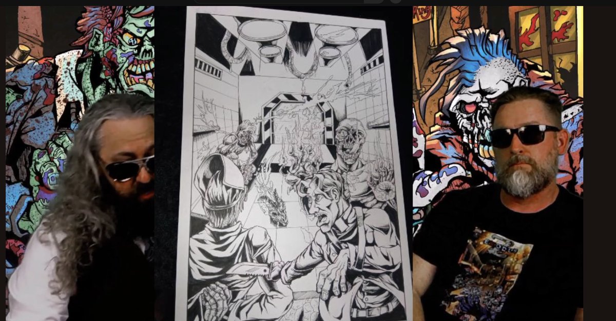 Catch our favorite comic artist, John Epple, in an  exclusive YouTube interview with Joshua Mammoth, where he dives into his  creative process, the upcoming Flesh Eaters issue, and more.

 youtube.com/watch?v=Cundep…

#horrorcomics
#horrorcomicbooks
#comics
#horror
#horrorcomic