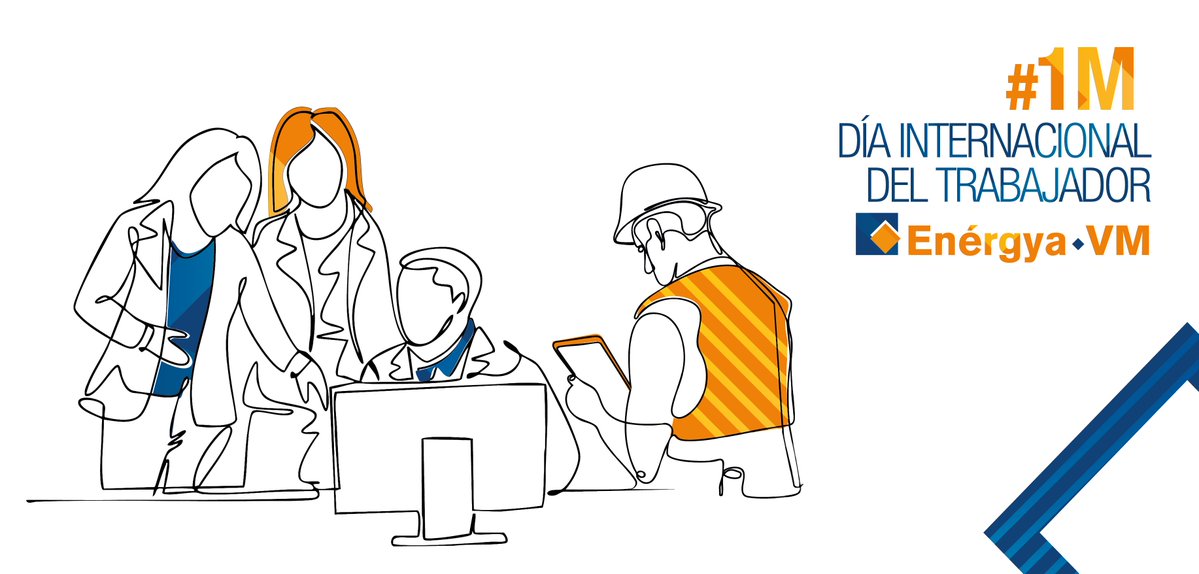 Hoy, #DíaInternacionalDelTrabajo, celebramos el esfuerzo y compromiso de quienes impulsan el cambio cada día.

En Enérgya reforzamos nuestro compromiso con el empleo inclusivo y la responsabilidad social.

¡Feliz #1Mayo a todos los trabajadores/as! ✨