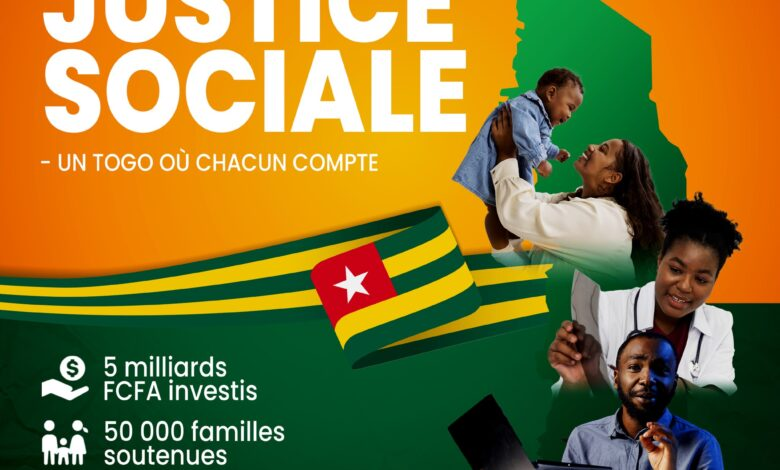Le #Togo, terre d'équité sociale 
Sous la vision de <a href="/FEGnassingbe/">Faure Essozimna GNASSINGBÉ</a> , des actions concrètes transforment des vies :
5 milliards de FCFA pour soutenir 50 000 familles vulnérables.
Formations et appuis pour autonomiser les citoyens.
 Un Togo où personne n'est laissé de côté.