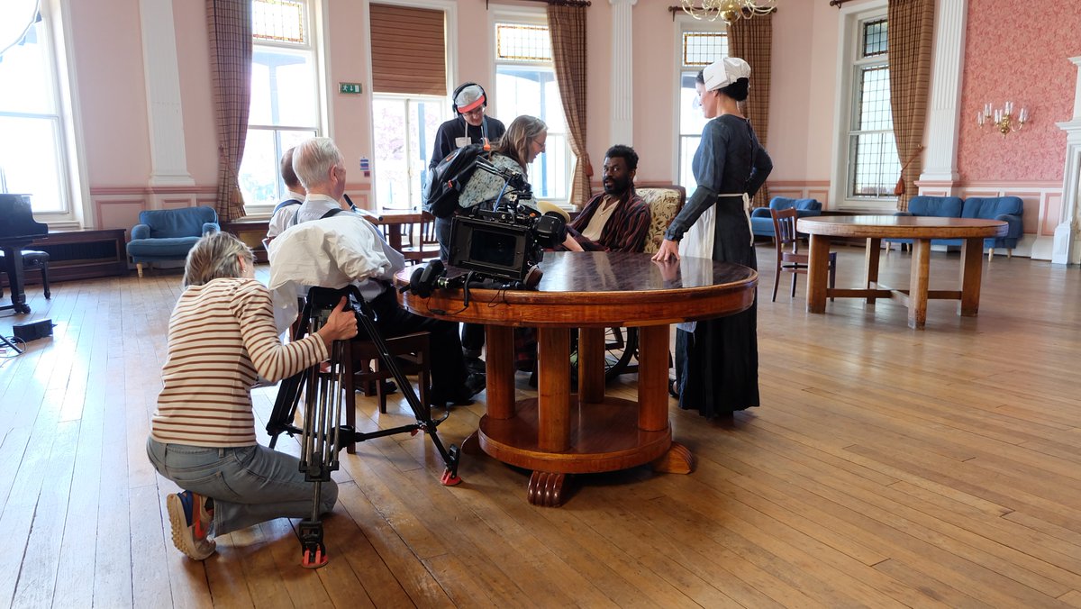 We haven't posted about our exciting #NationalLottery #HeritageFund project for a while... Check out the photos from one of the filming days for our documentary, with thanks to our wonderful staff &amp; volunteers for stepping into their roles with true professionalism and gusto! 😍